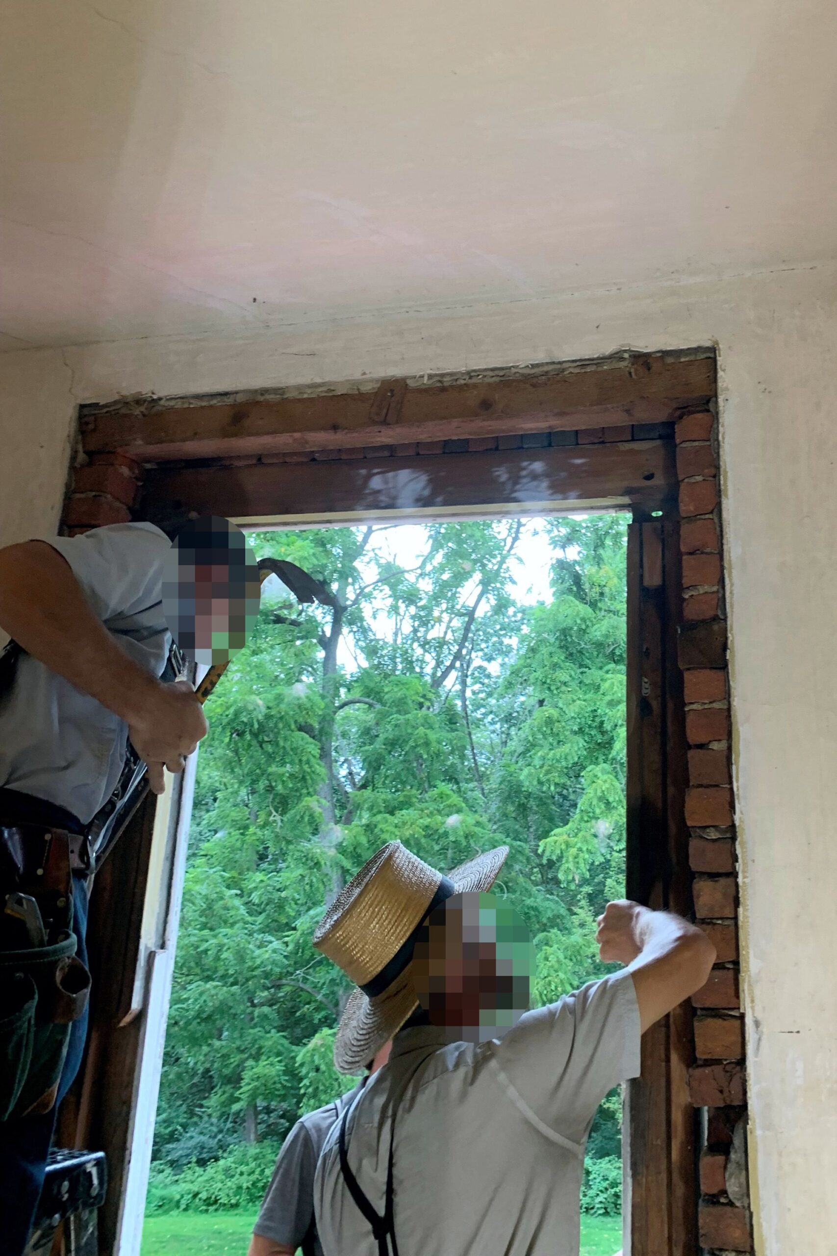 Removing window frame